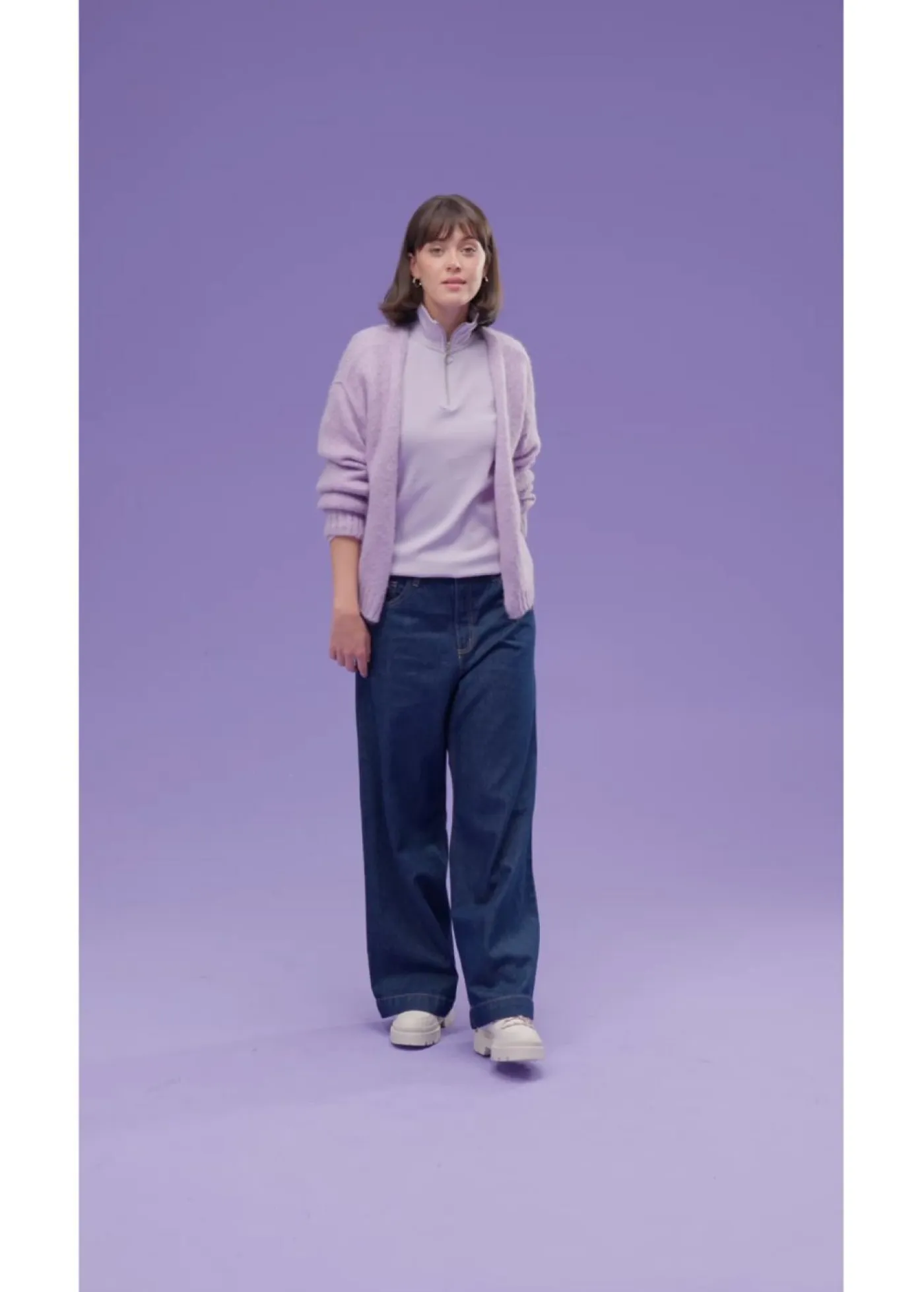 Camiseta de canalé de mezcla de viscosa suave Mujer Camisetas