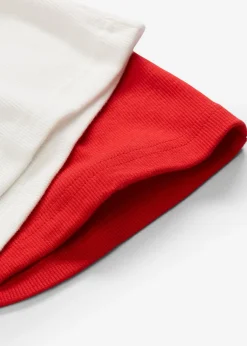 Hot Camiseta de canalé (2 unidades) Mujer Básicos|Camisetas