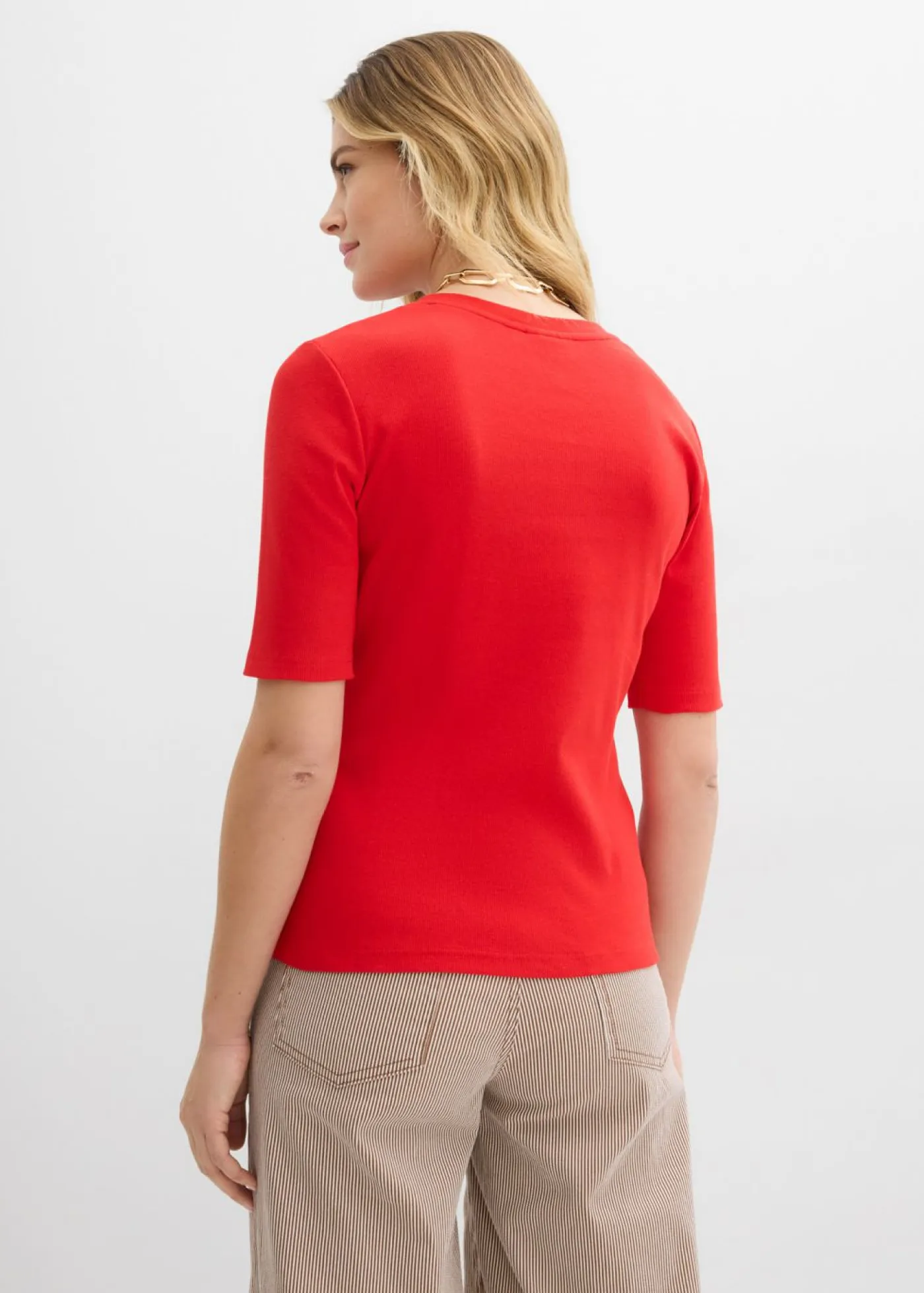Hot Camiseta de canalé (2 unidades) Mujer Básicos|Camisetas