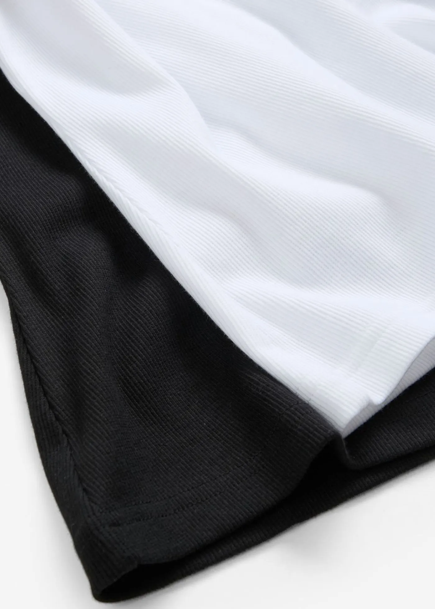 Best Camiseta de canalé (2 unidades) Mujer Básicos|Camisetas