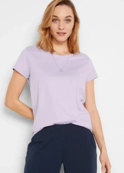 Online Camiseta de cuello redondo y manga corta (5 unidades) Mujer Básicos|Camisetas