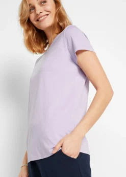 Online Camiseta de cuello redondo y manga corta (5 unidades) Mujer Básicos|Camisetas