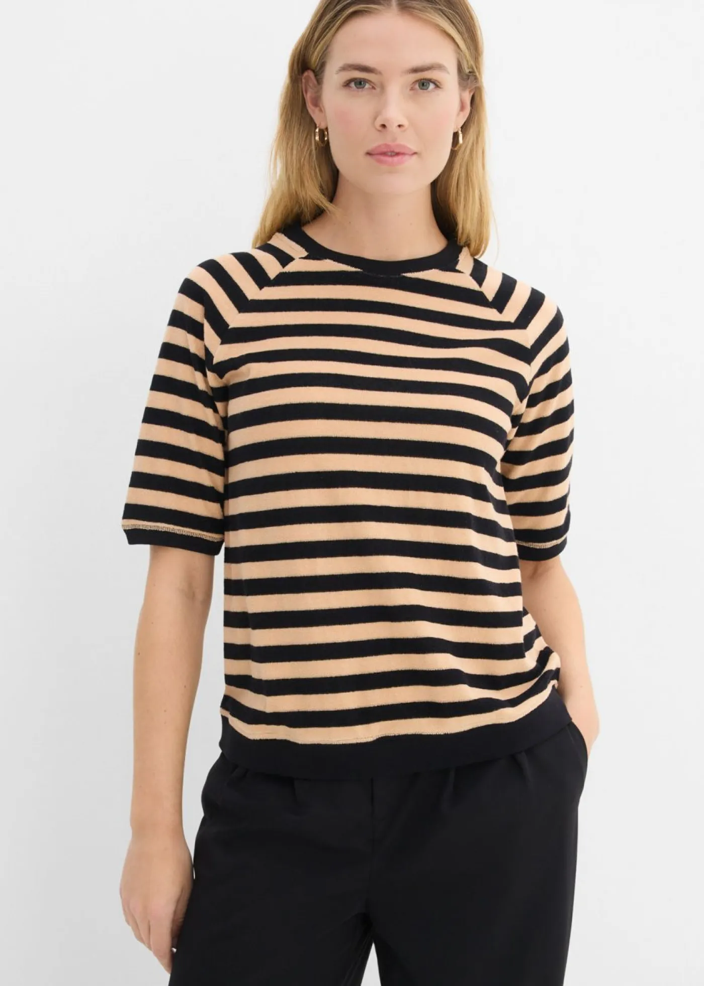 Camiseta de felpa suave Mujer Básicos|Camisetas