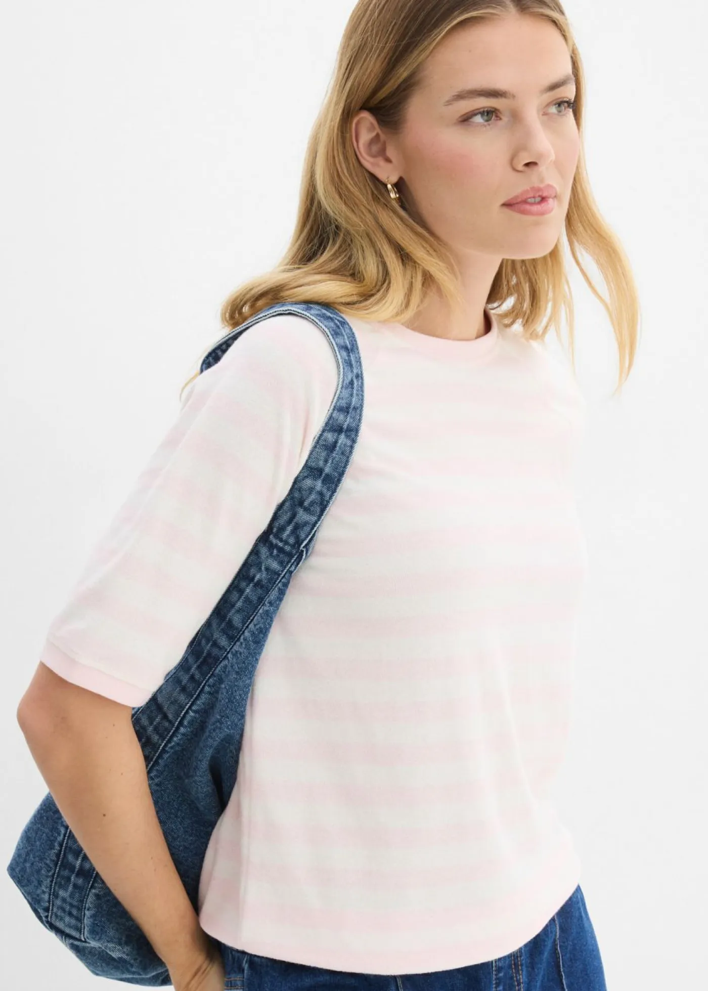 Sale Camiseta de felpa suave Mujer Básicos|Camisetas