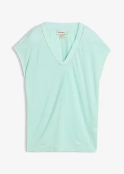 Clearance Camiseta de lino puro Mujer Premium|Camisetas