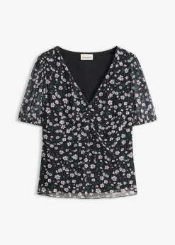 Clearance Camiseta de malla delicada Mujer Camisetas|Novedades