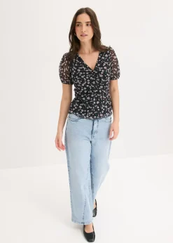 Clearance Camiseta de malla delicada Mujer Camisetas|Novedades