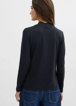 Hot Camiseta de manga larga con cuello alto y poliamida reciclada Mujer Básicos|Camisetas