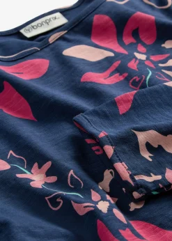 Online Camiseta de manga larga con estampado floral Mujer Camisetas