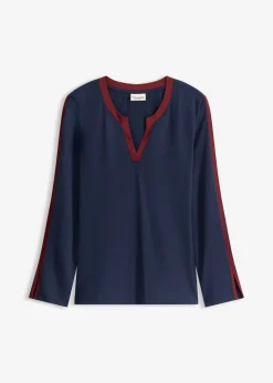 Online Camiseta de manga larga con abertura Mujer Camisetas