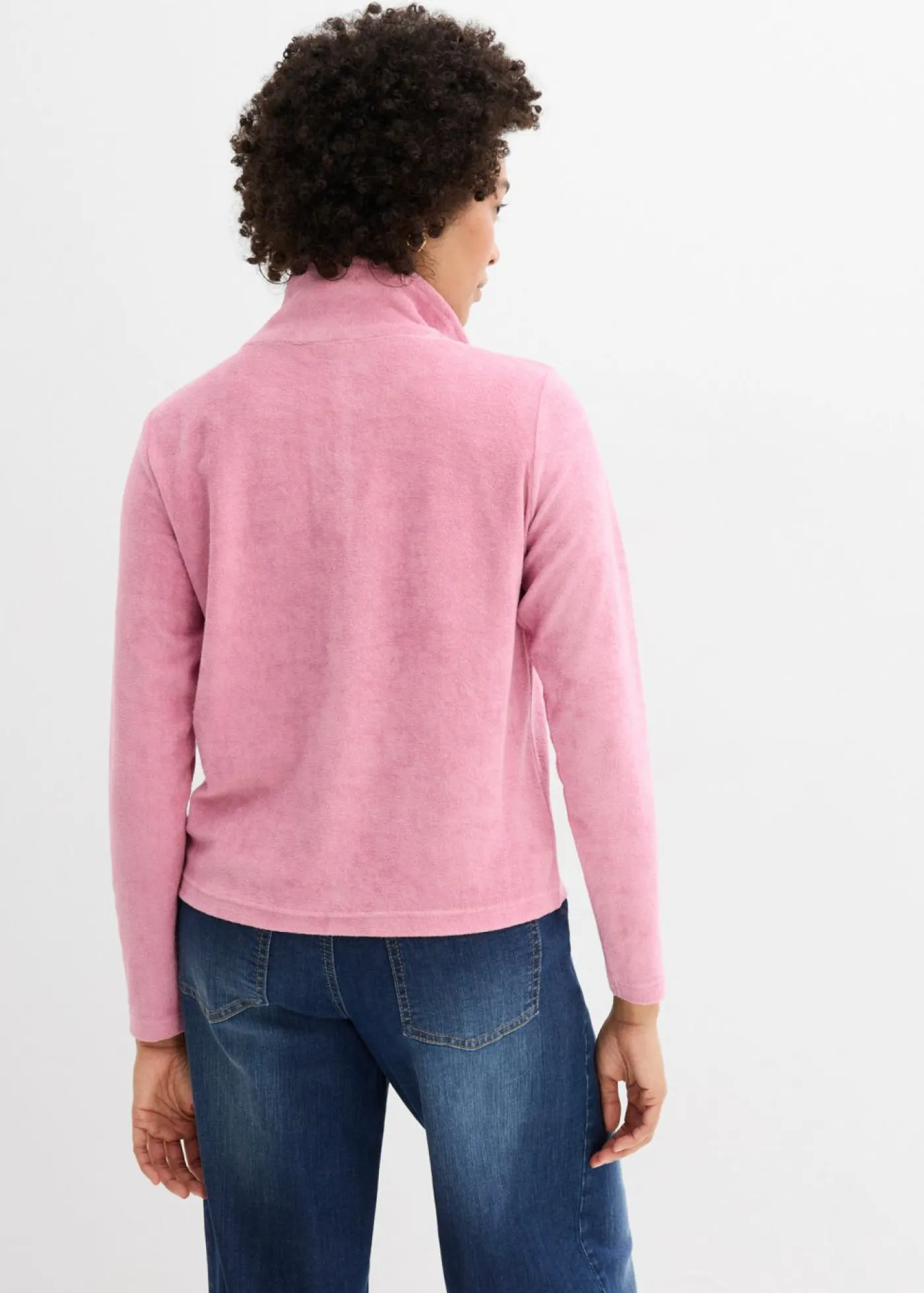 Sale Camiseta de manga larga de felpa Mujer Básicos|Camisetas
