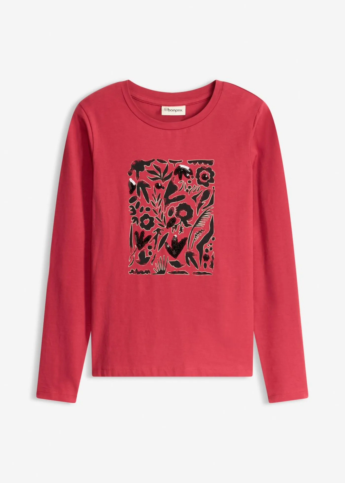 Camiseta de manga larga de algodón orgánico Mujer Camisetas