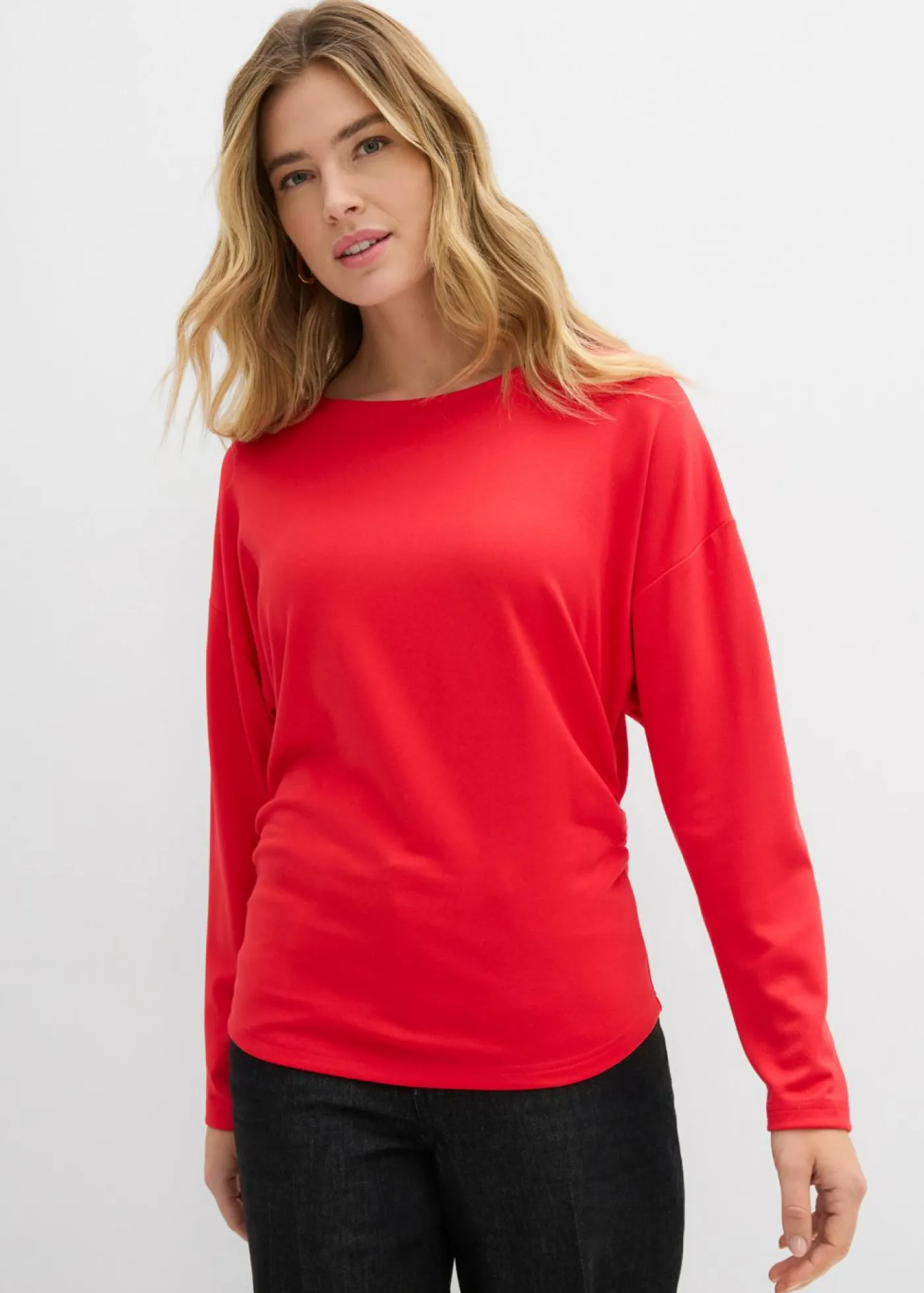 New Camiseta de manga larga de cómodo Punto di Roma Mujer Camisetas