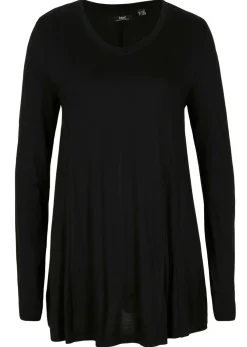 Sale Camiseta de manga larga de viscosa suave Mujer Camisetas