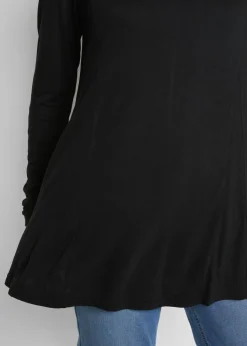 Sale Camiseta de manga larga de viscosa suave Mujer Camisetas