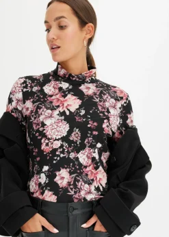 New Camiseta de manga larga de suave mezcla de viscosa Mujer Camisetas