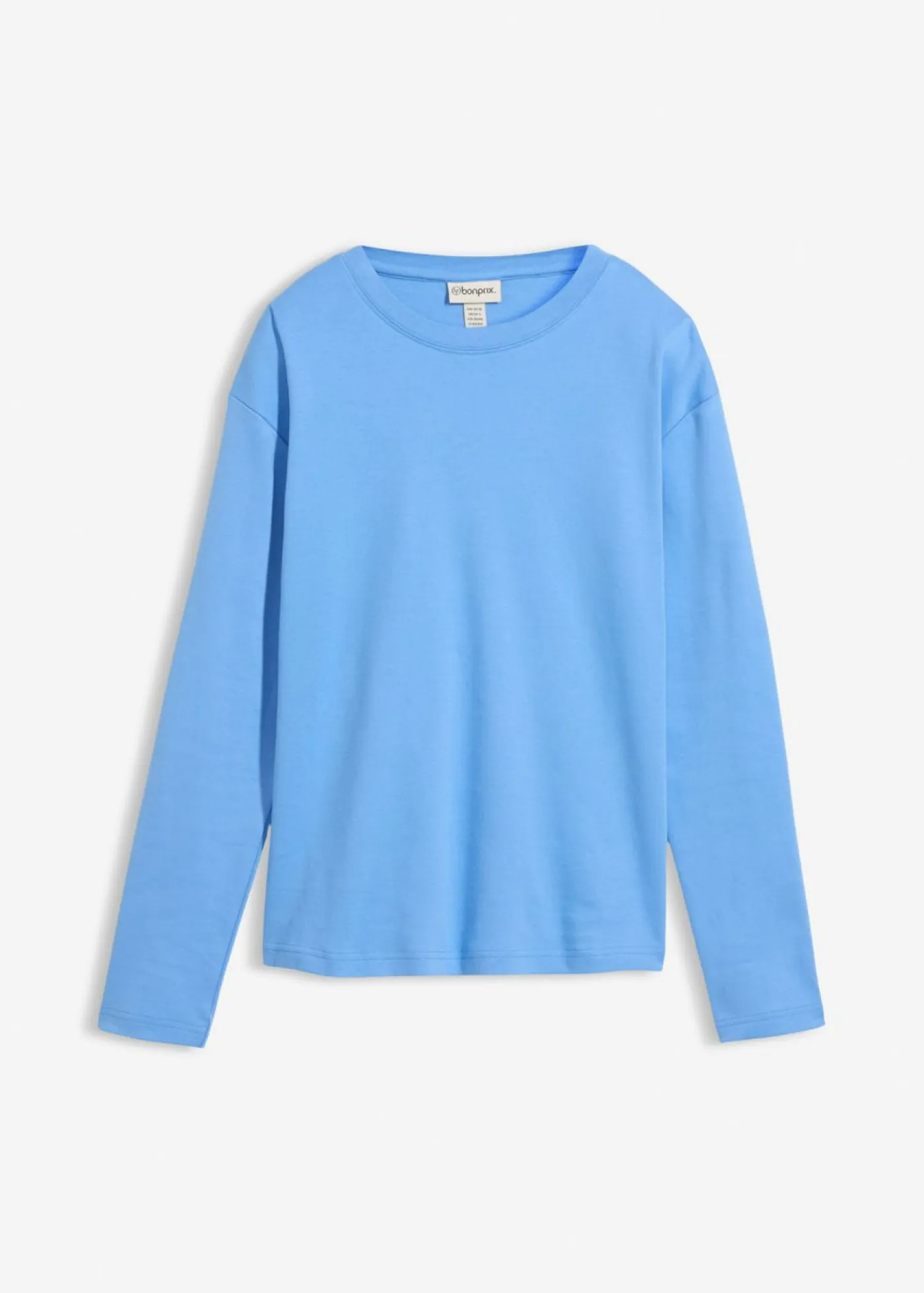 Sale Camiseta de manga larga de algodón orgánico puro Mujer Básicos|Camisetas