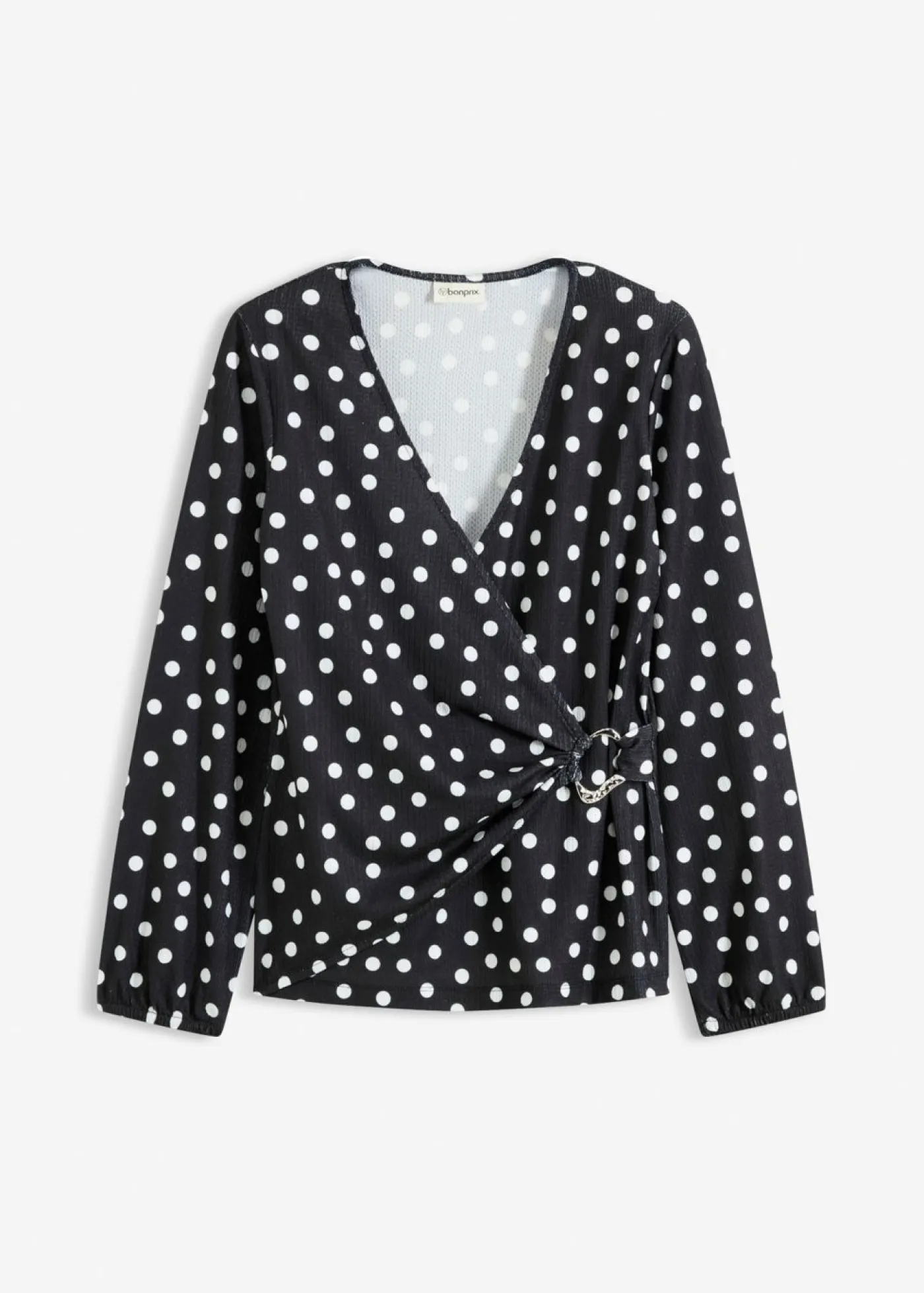 Sale Camiseta de manga larga de punto estructurado Mujer Camisetas
