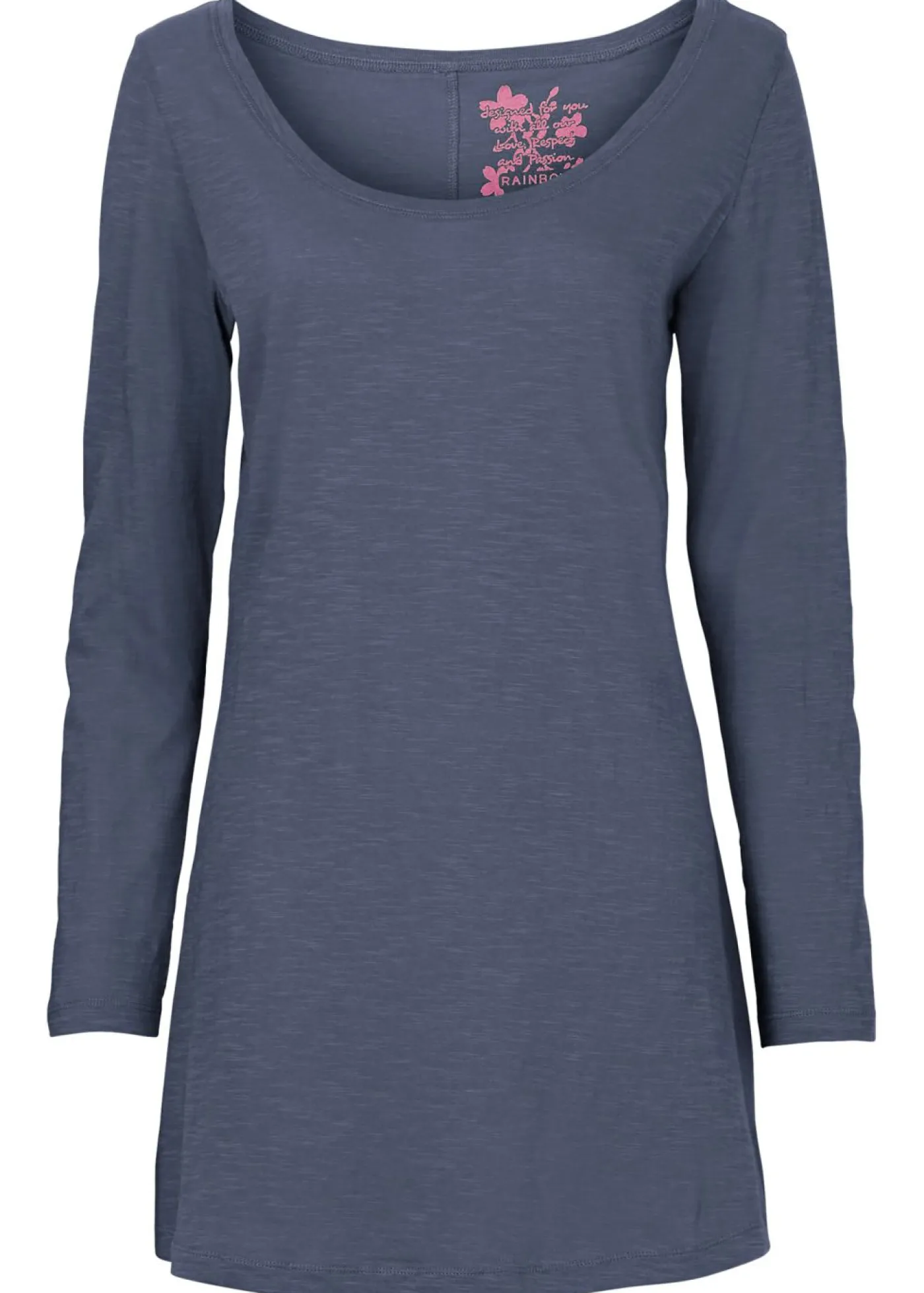 New Camiseta de manga larga de algodón puro Mujer Camisetas