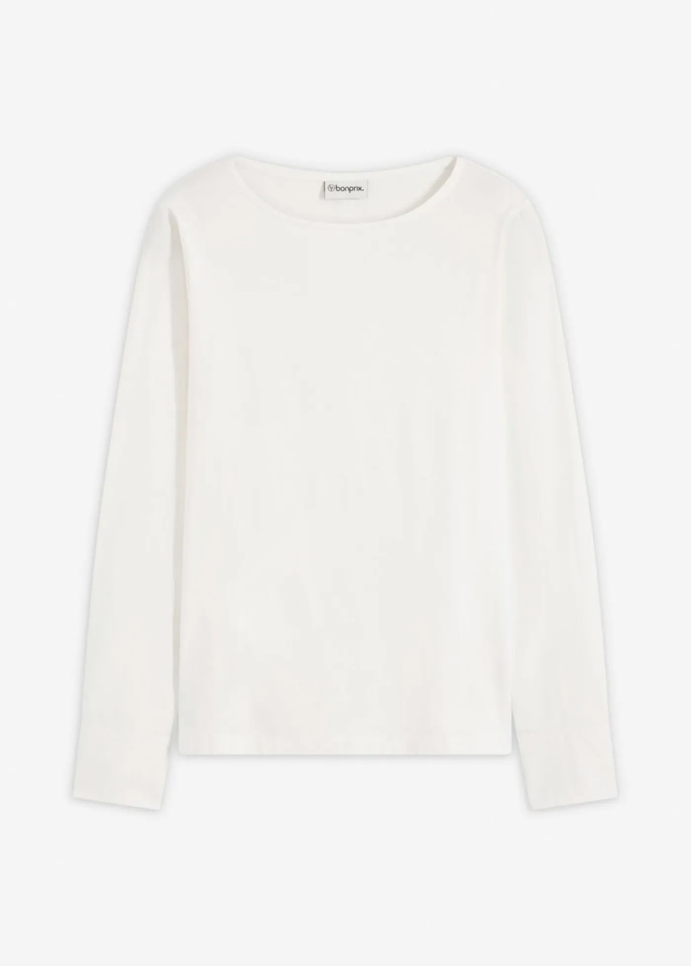Camiseta de manga larga de algodón con mangas de popelín Mujer Camisetas