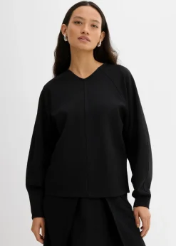 New Camiseta de manga larga de cómodo Punto di Roma Mujer Esenciales|Camisetas