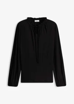 Camiseta de manga larga de mezcla de viscosa Mujer Camisetas