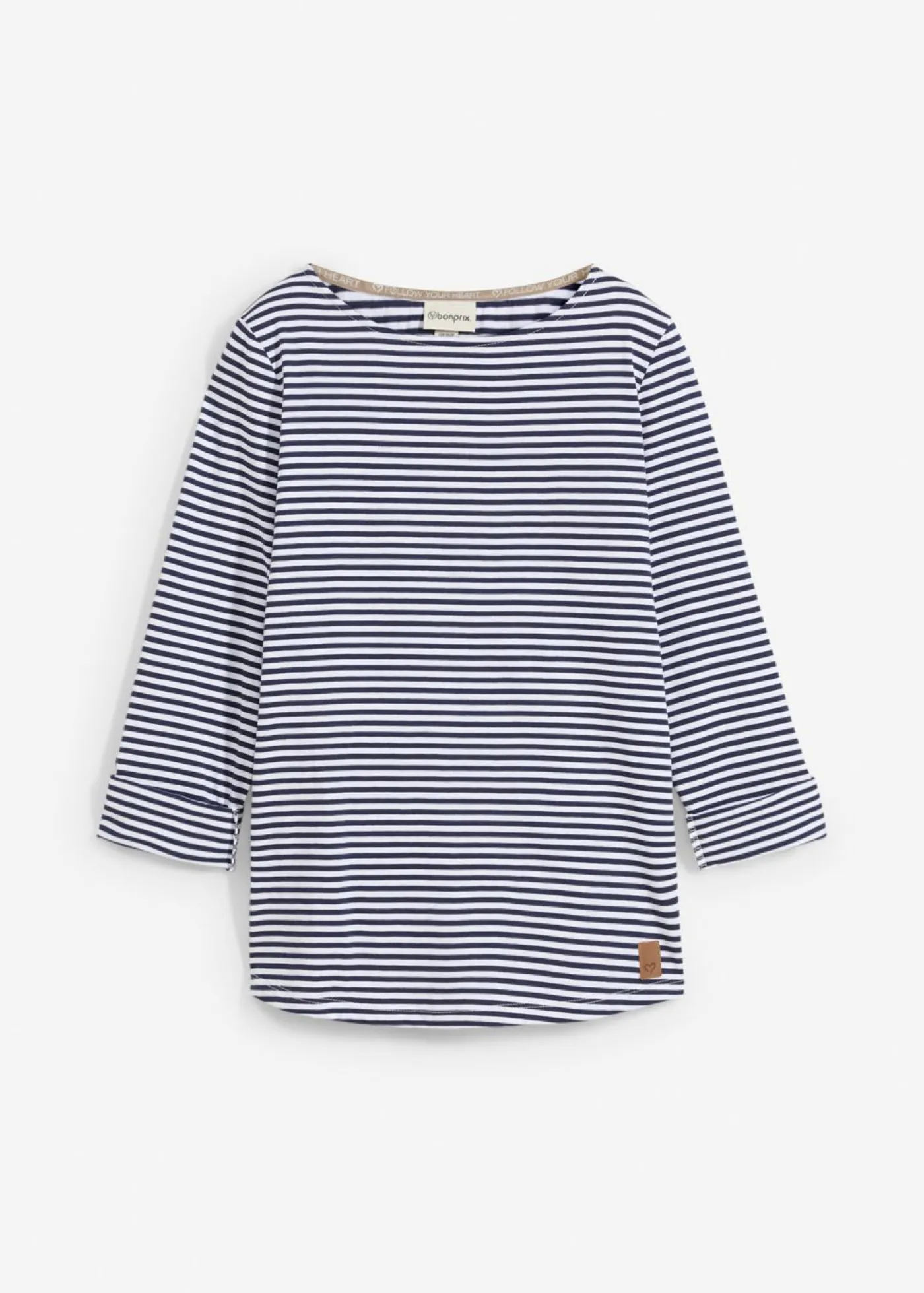 Discount Camiseta de manga larga de algodón puro Mujer Camisetas|Novedades