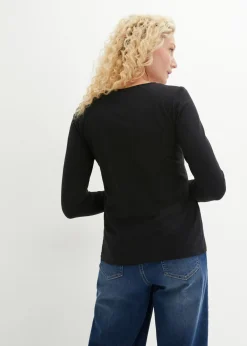 Online Camiseta de manga larga (2 unidades) Mujer Básicos|Camisetas