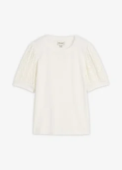 Clearance Camiseta de mezcla de algodón Mujer Camisetas|Novedades