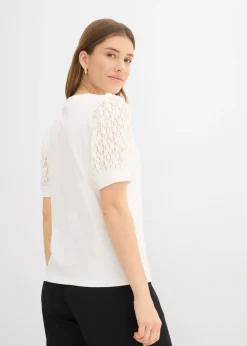 Clearance Camiseta de mezcla de algodón Mujer Camisetas|Novedades