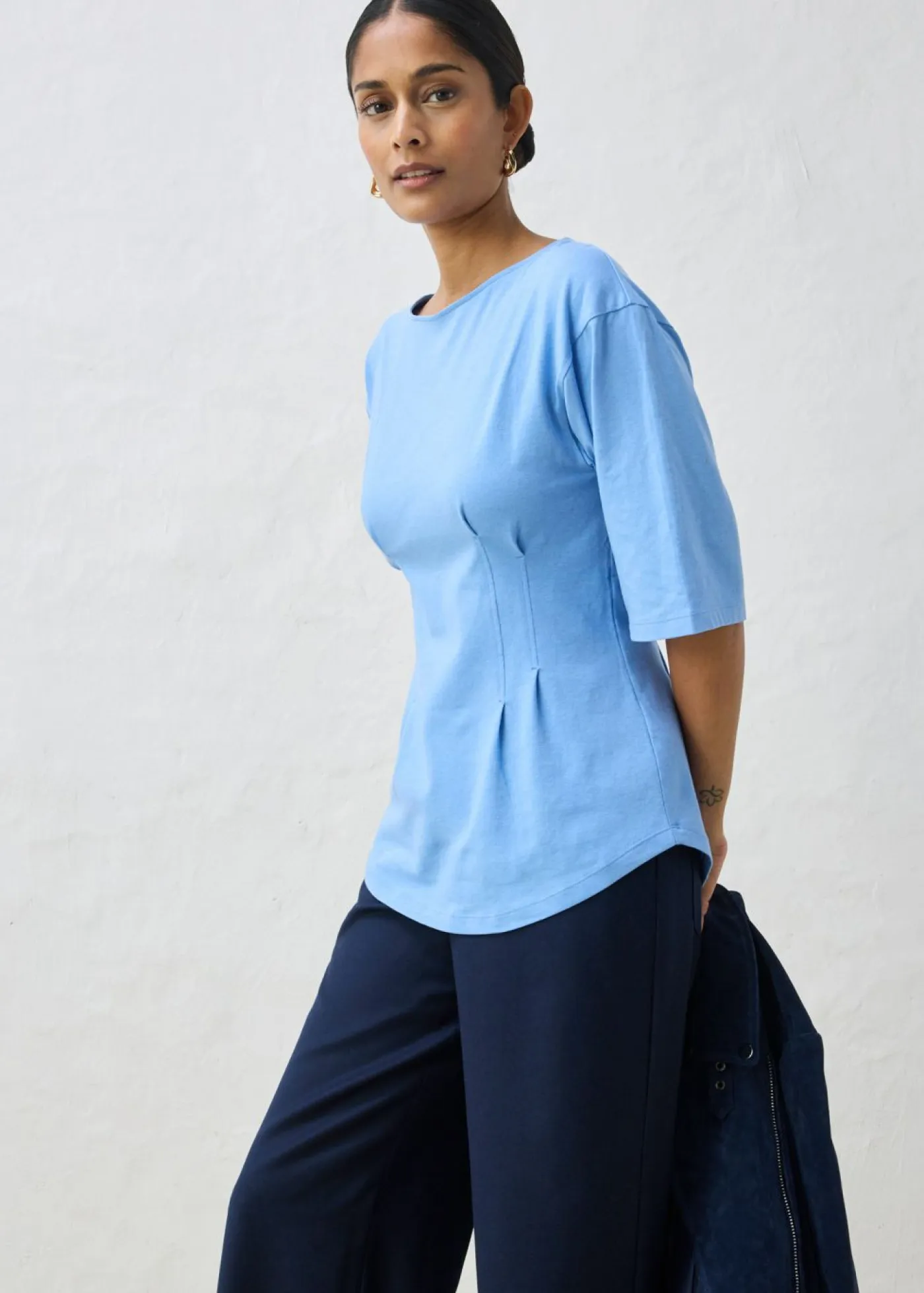 Online Camiseta de mezcla de algodón Mujer Premium|Camisetas