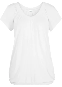 Camiseta de mezcla de viscosa Mujer Camisetas|Novedades