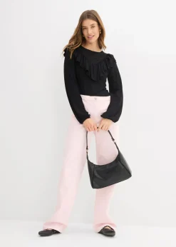 Camiseta de mezcla de viscosa Mujer Camisetas|Novedades