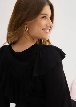 Camiseta de mezcla de viscosa Mujer Camisetas|Novedades