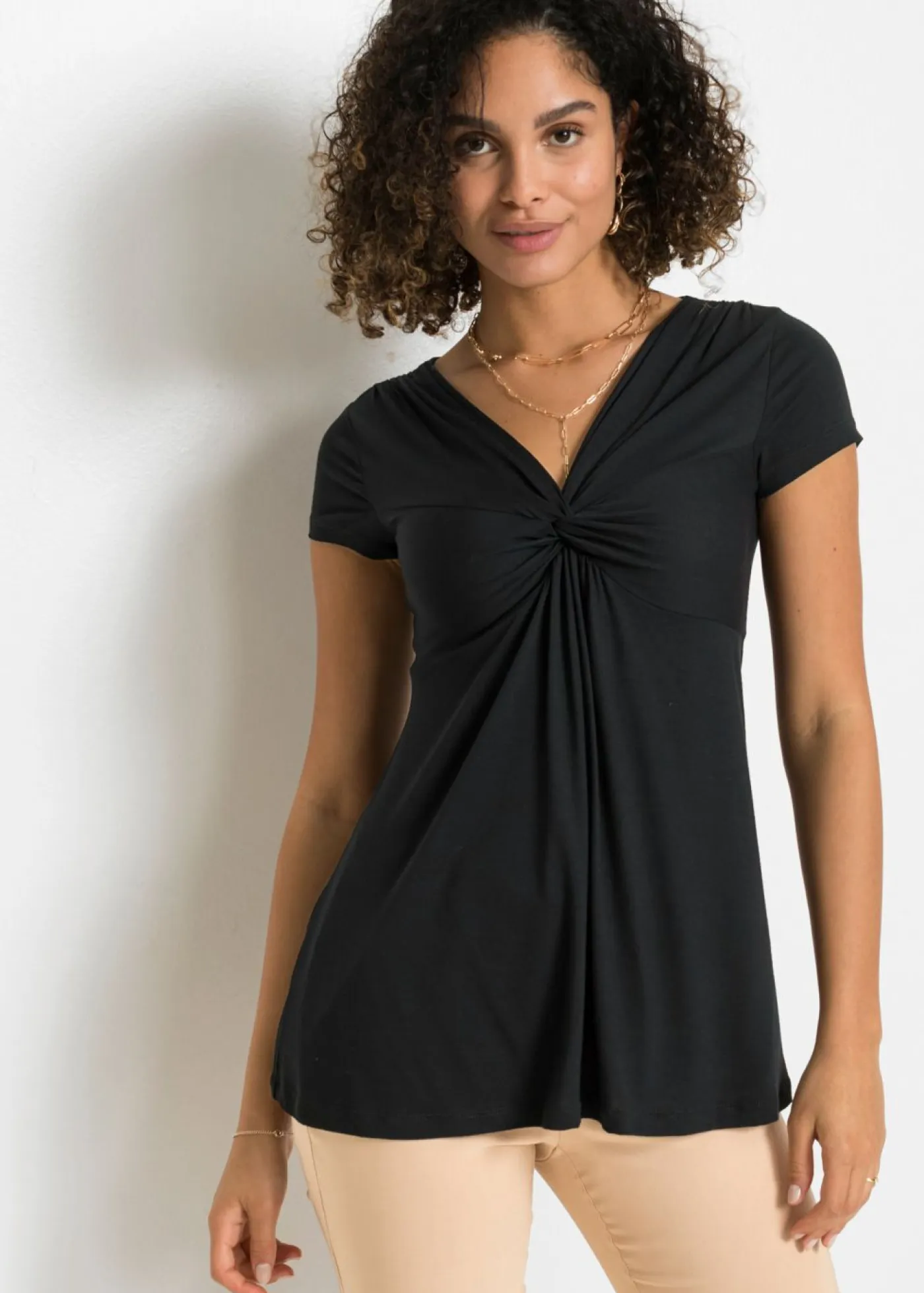 Best Camiseta de mezcla de viscosa Mujer Camisetas|Novedades