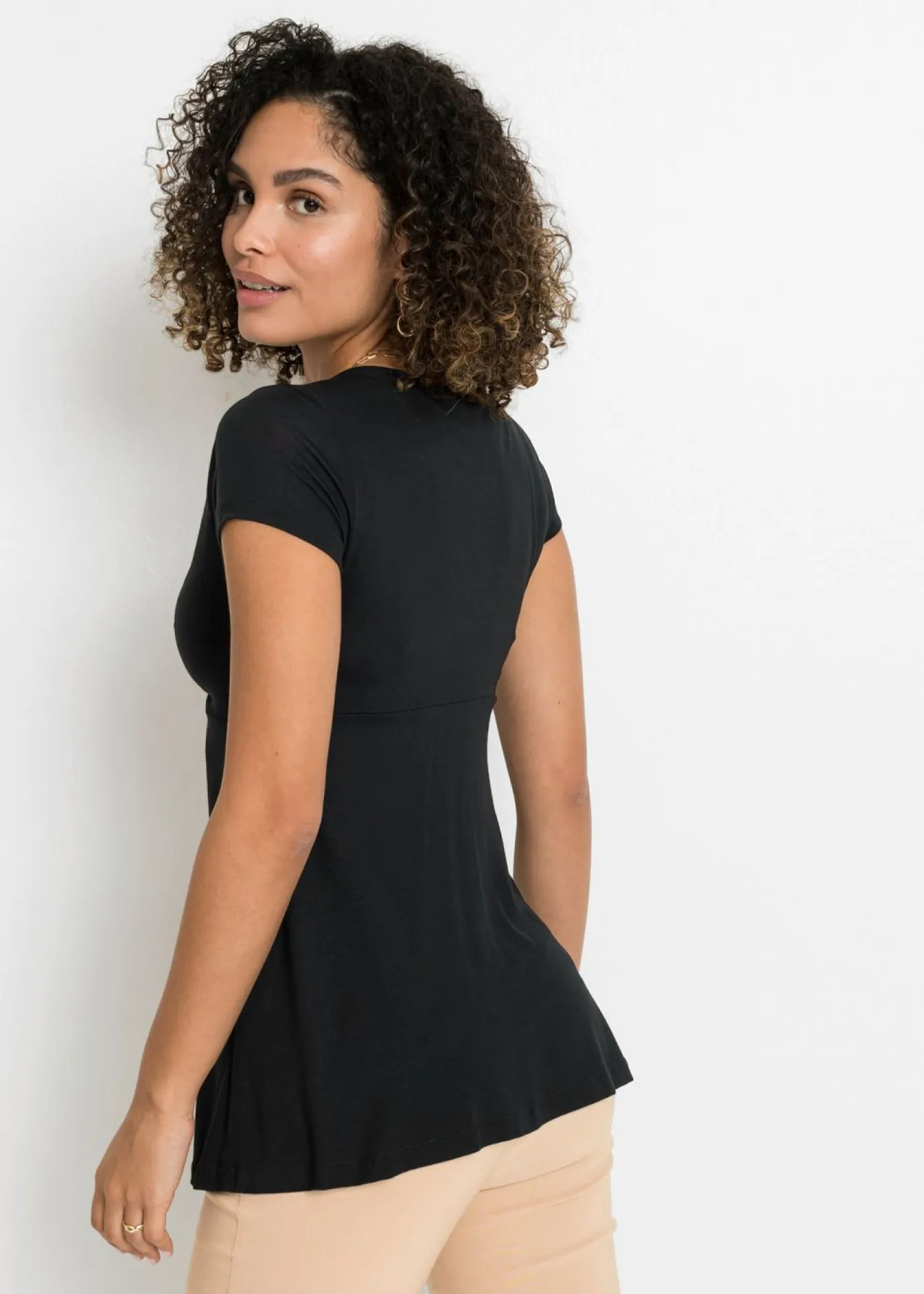 Best Camiseta de mezcla de viscosa Mujer Camisetas|Novedades