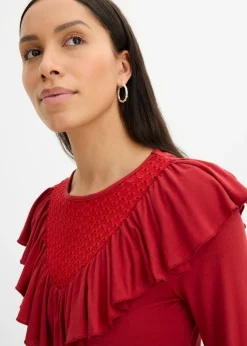 Sale Camiseta de mezcla de viscosa Mujer Camisetas|Novedades