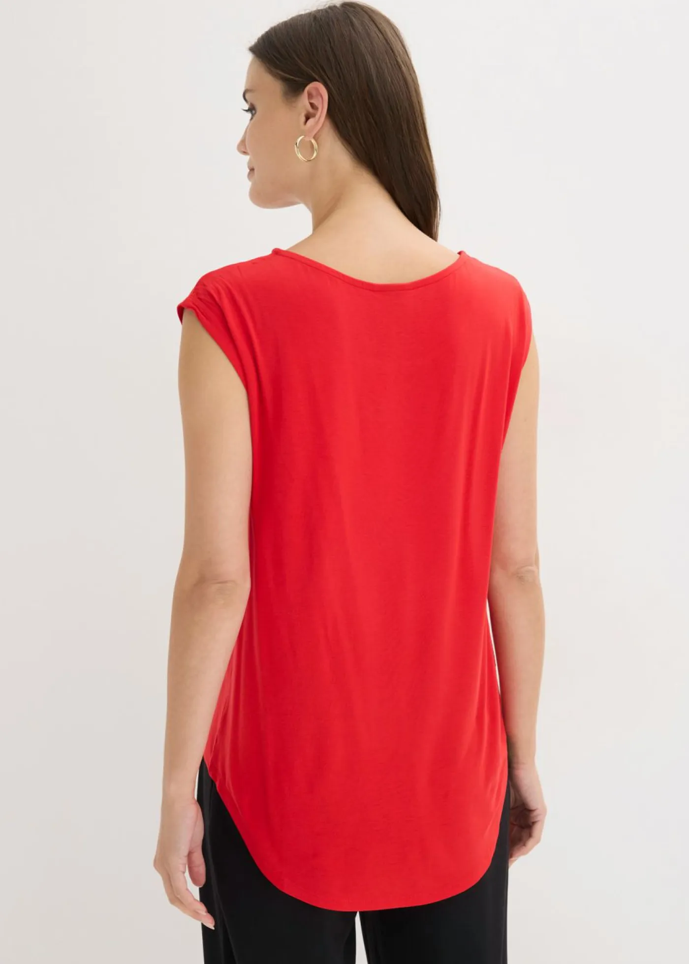 Clearance Camiseta de mezcla de viscosa Mujer Camisetas|Novedades