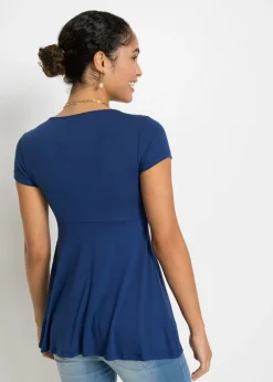 Camiseta de mezcla de viscosa Mujer Camisetas|Novedades