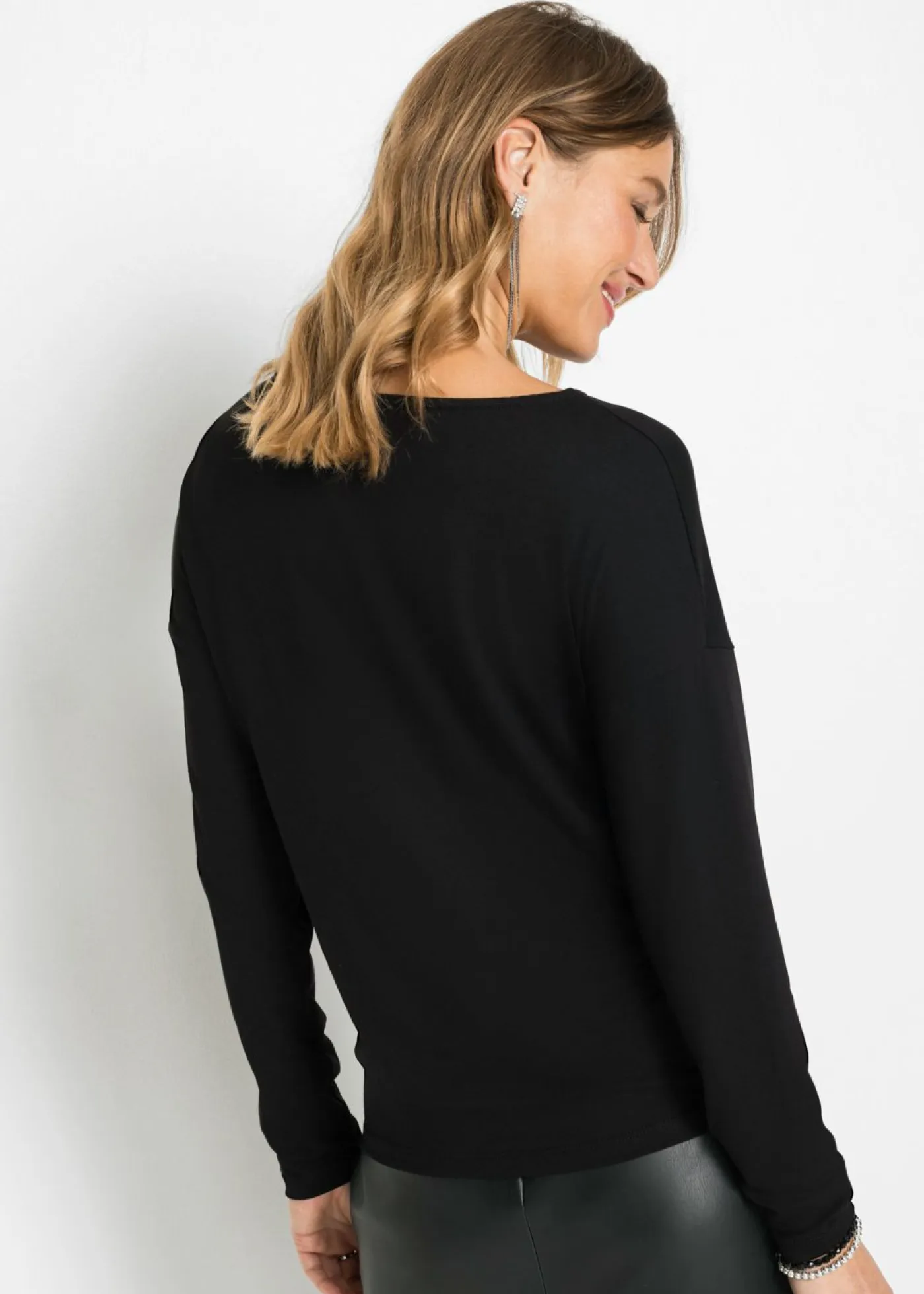 Best Camiseta de mezcla de viscosa fluida Mujer Camisetas