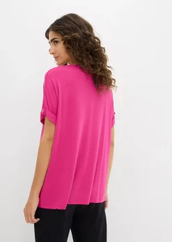 Sale Camiseta de mezcla de viscosa fluida Mujer Camisetas