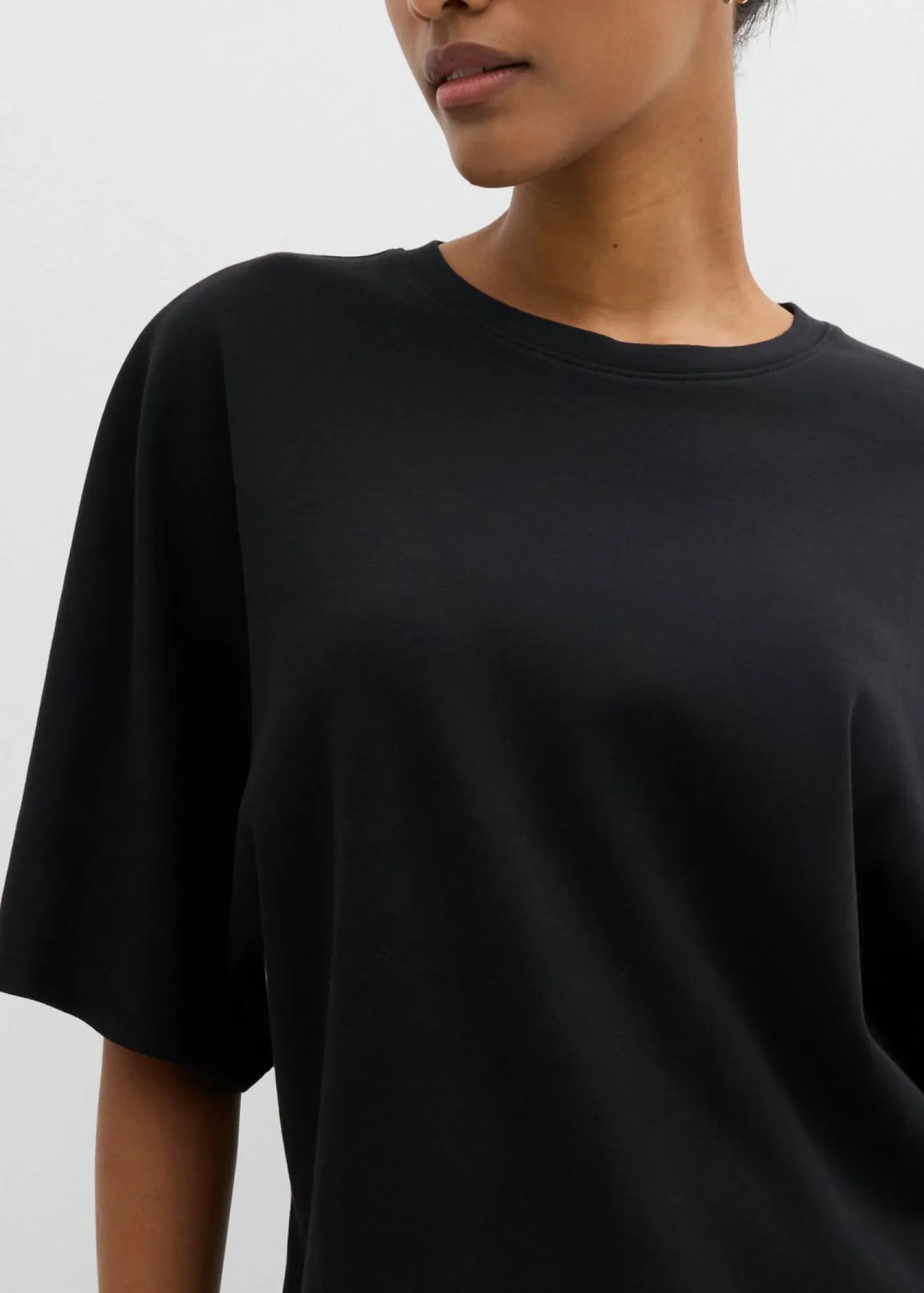 Best Camiseta de punto grueso Mujer Esenciales|Camisetas