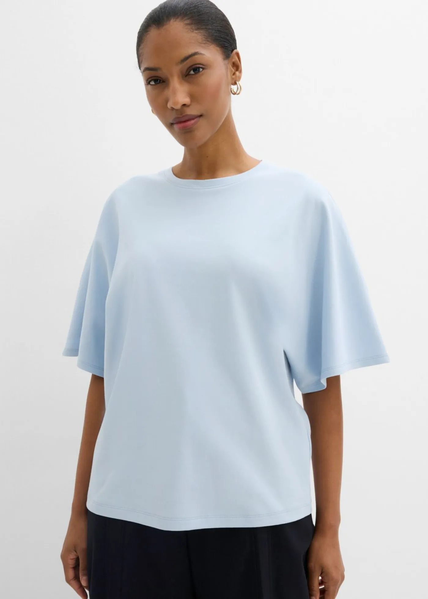 Hot Camiseta de punto grueso Mujer Esenciales|Camisetas