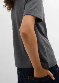 Best Camiseta de punto grueso de algodón orgánico puro (2 unidades) Mujer Básicos|Camisetas