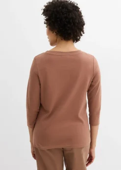 Camiseta de punto grueso con algodón orgánico (3 unidades) Mujer Básicos|Camisetas