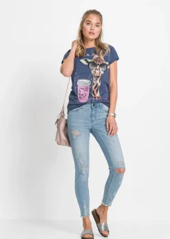 Hot Camiseta de puro algodón Mujer Camisetas