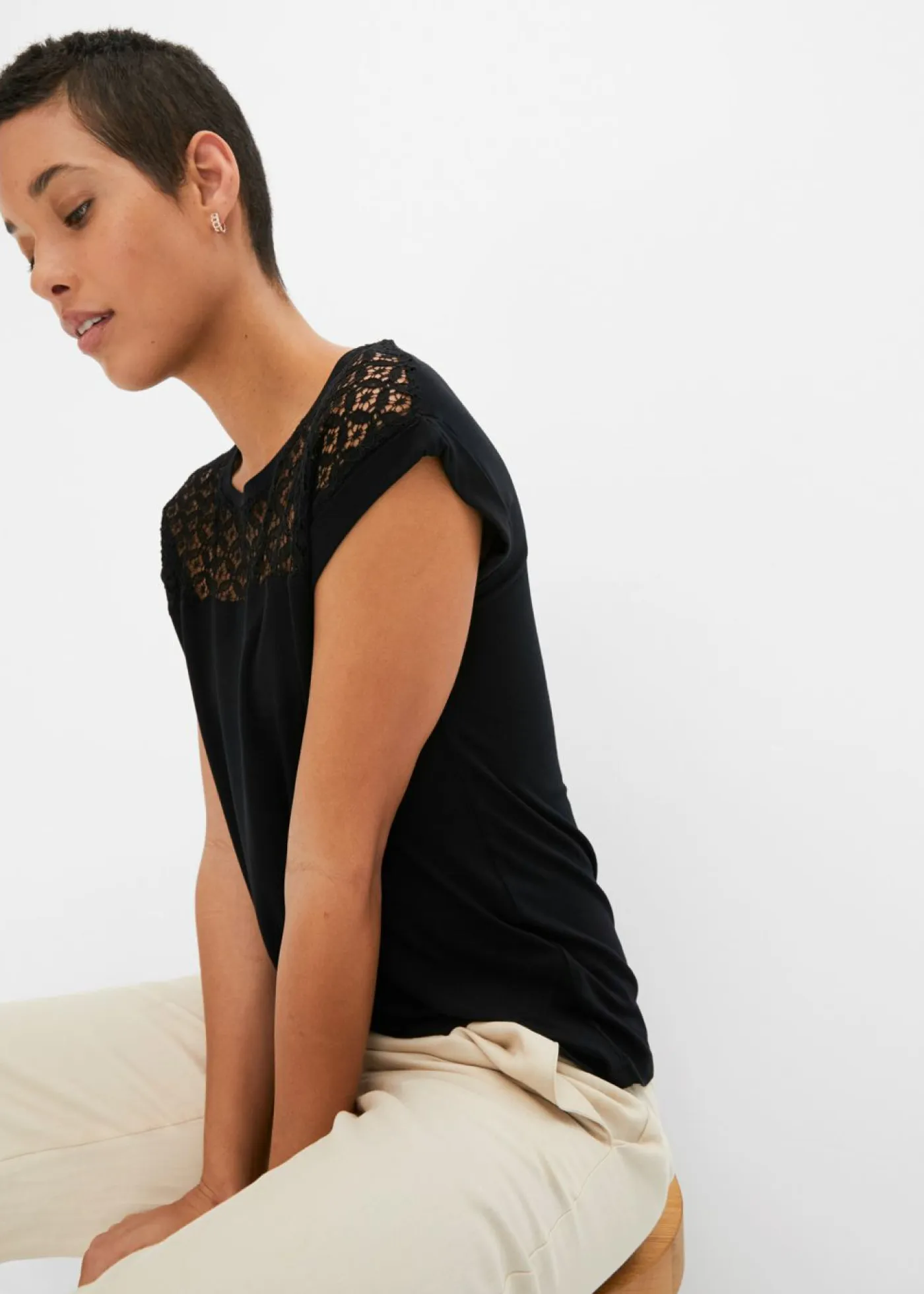 Best Camiseta de suave mezcla de viscosa Mujer Camisetas