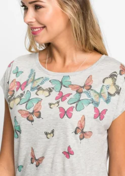 Hot Camiseta de suave mezcla de viscosa Mujer Camisetas