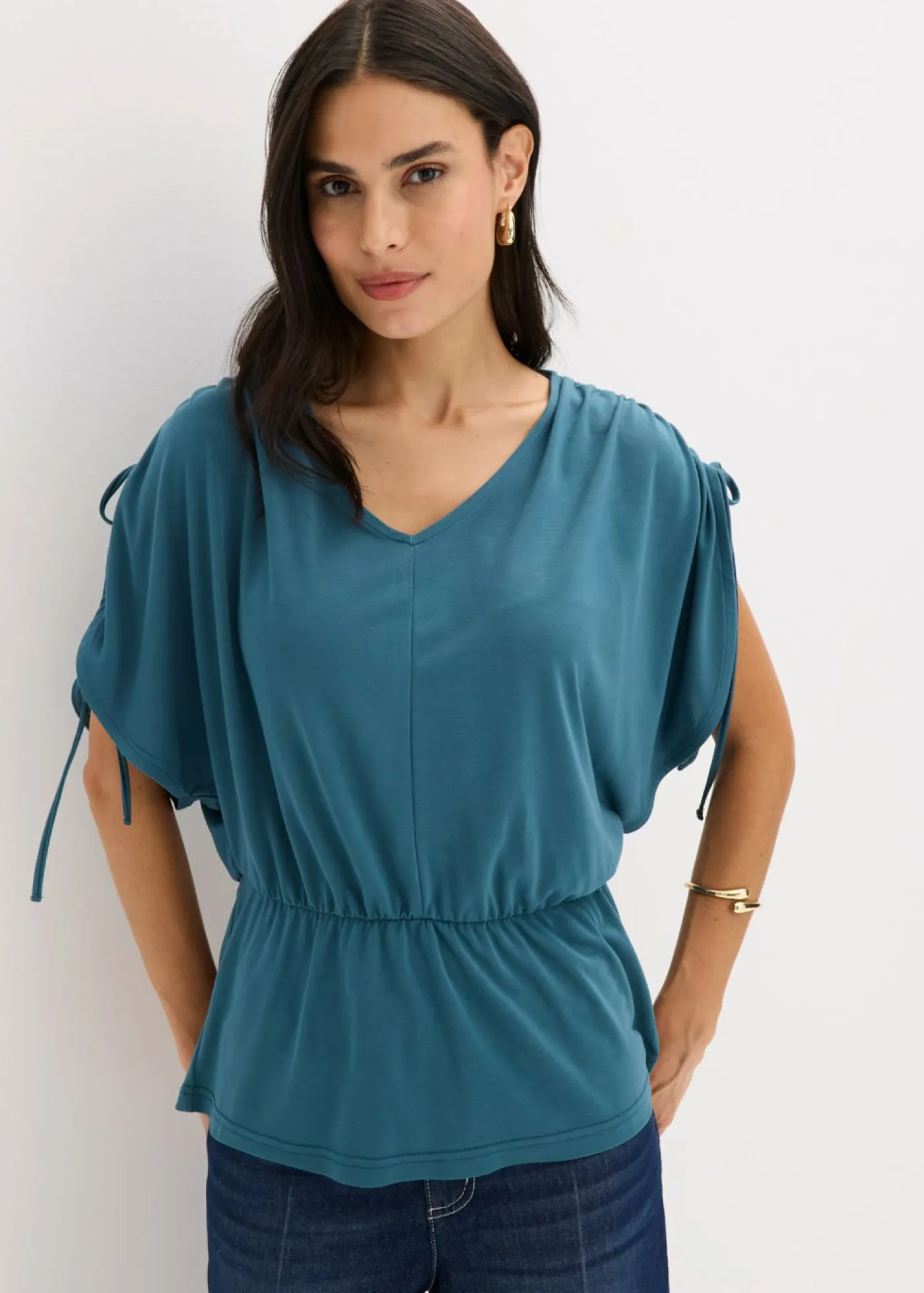 Hot Camiseta de suave mezcla de modal Mujer Camisetas