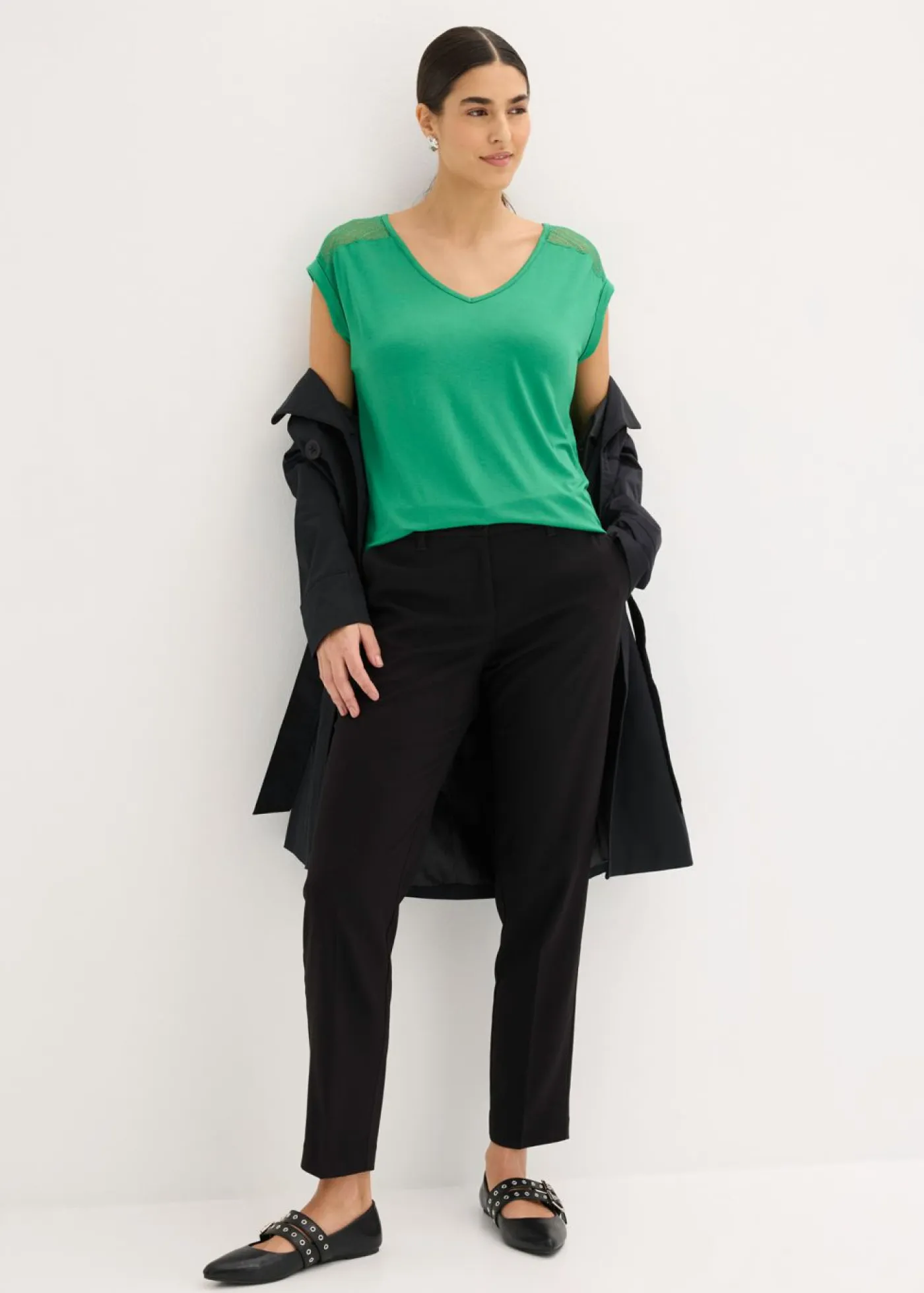 Outlet Camiseta de suave mezcla de viscosa Mujer Camisetas